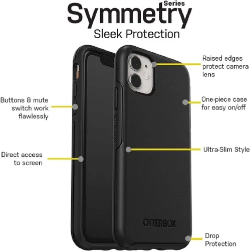 Miniatura 8 de OtterBox Symmetry Series - Funda para iPhone 11 (no Pro/Pro Max), embalaje no minorista, (Spot On)