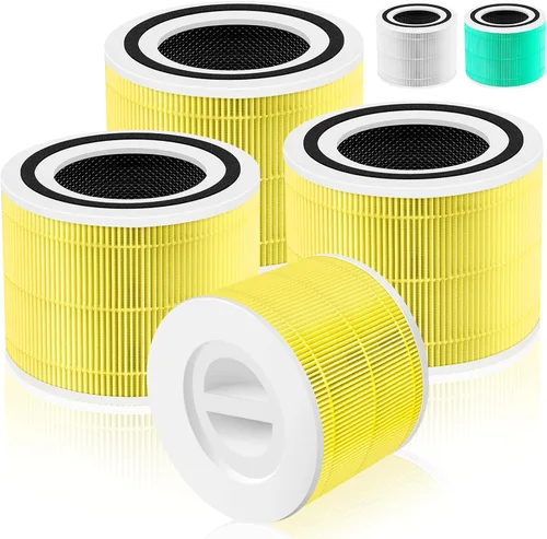 Miniatura 8 de Filtro de repuesto de absorción de toxinas Core 300 para purificador de aire LEVOIT Core 300/Core 300-P/Core 300S, 3 en 1 grado H13 True HEPA