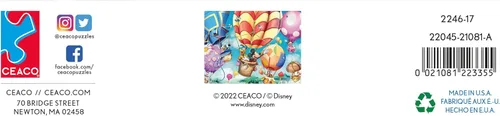 Miniatura 7 de Ceaco - Disney - Globo aerostático de Mickey - Rompecabezas de 300 piezas extragrandes