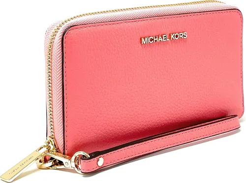 Miniatura 2 de Cuero Michael Kors Jet Set viaje grande plana multifunción teléfono pulsera cuero Pebble