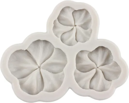 Miniatura 8 de Sijiangmold Frangipani - Molde de silicona para flores de plumeria, molde de flores de peonía, molde de flores de pensamiento para decoración