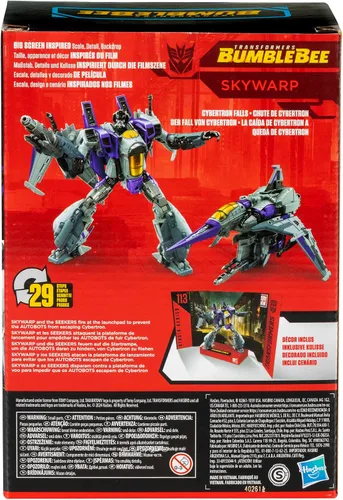 Miniatura 5 de Transformers Toys Studio Series Voyager Bumblebee 113 Skywarp, figura de acción de conversión de 6.5 pulgadas, 8+