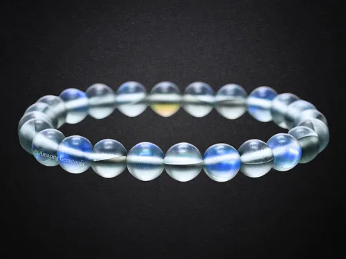 Miniatura 258 de Amazing Gemstone Pulsera de cristal para mujeres y hombres, pulsera de cristal curativo de protección, pulsera elástica con cuentas de piedras