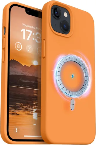 Miniatura 13 de Compatible con iPhone 13, funda de silicona para teléfono con forro de microfibra delgado a prueba de golpes, suave antiarañazos, 6.1 pulgadas