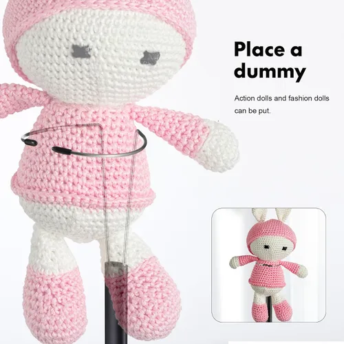 Miniatura 5 de Alipis Soportes de soporte para muñecas de 15.35 pulgadas, soportes de muñeca ajustables portátiles para exhibición y almacenamiento, estantes