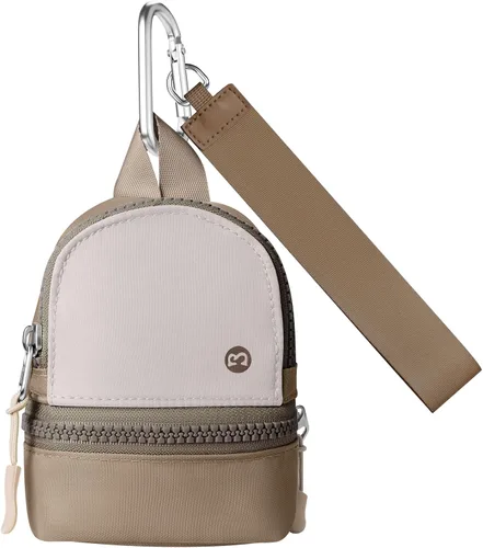 Miniatura 15 de Babysun Mini Mochila Llavero Muñequera Bolso Pequeño de Cambio Monedero Lindo Con Cremallera Cartera Con 3 Ranuras Para Tarjetas RFID Para