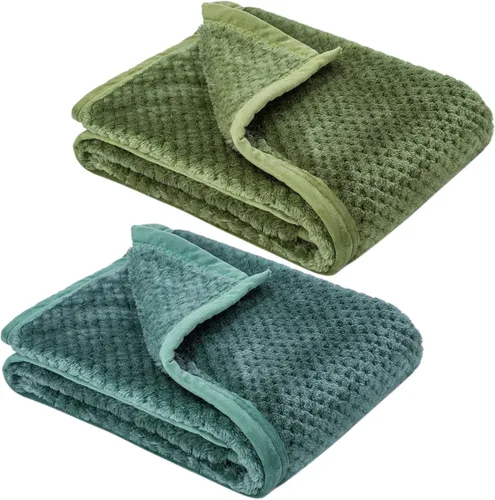 Miniatura 84 de Manta o manta mullida para bebé, suave, cálida y acogedora manta de vellón coral para niños pequeños, bebés o recién nacidos, para cuna, cochecito