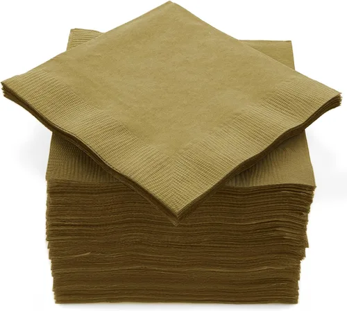 Miniatura 24 de Paquete de 100 servilletas rojas para bebidas, paquete de fiesta grande, 2 capas, ideal para bodas, fiestas, cumpleaños, cenas, almuerzos, cócteles