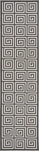 Miniatura 16 de SAFAVIEH Linden Collection - Alfombra lavable para exteriores, alfombra de pasillo de 2.2 x 8 pies, color rojo y crema, no desprende pelusa y fácil