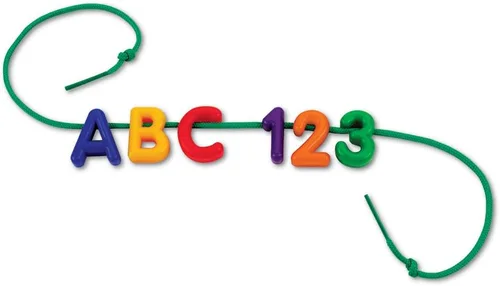 Miniatura 2 de Learning Resources - Alfabeto con cordones en mayúsculas, 275 piezas, a partir de 3 años, artículos imprescindibles de aprendizaje preescolar