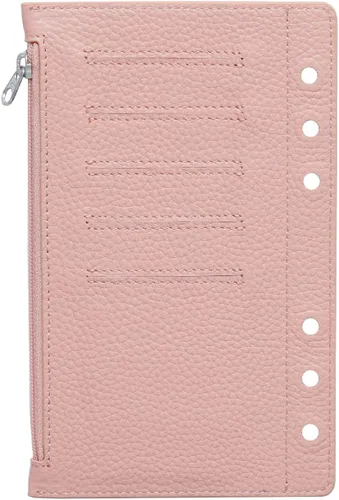 Miniatura 4 de Moterm Flyleaf con cremallera para organizador personal, con ranuras para tarjetas (péble-negro)