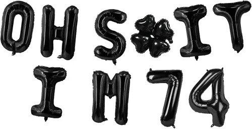 Miniatura 63 de Globos de látex de 16 pulgadas con texto en inglés "Oh I'm 14" Black Hallo Fourteen Cheers to 14 Years Old Theme Decor for Man Woman Happy 14th