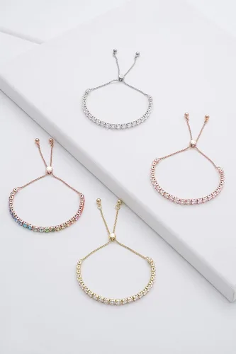 Miniatura 7 de Ted Baker London Melrah Icon Crystal Slider - Pulsera de tenis ajustable para mujer