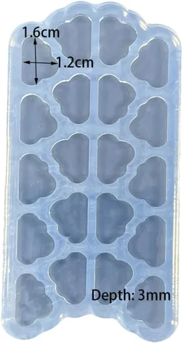 Miniatura 2 de Angel Wings Mini moldes de silicona con forma de nube para aretes de resina UV para aretes de bricolaje, aretes de oreja, colgantes, manualidades
