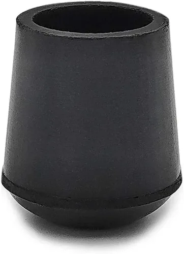 Flyshop Fundas de mesa para muebles, antideslizantes, duraderas, de goma, para patas de silla, protectores de suelo, redondos, color negro, 4