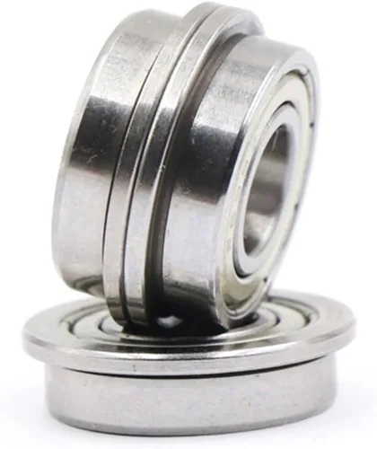 Miniatura 2 de SSIMOO Rodamiento de copa de brida con brida en el anillo exterior MF126ZZ MF126-2Z 6 x 12 * 4, MF95ZZ MF95-2Z 5 * 9 * 3, F624ZZ F624-2Z 4 * 13 * 5