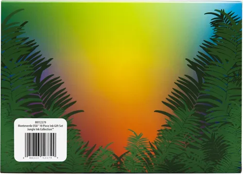 Miniatura 5 de Monteverde USA Juego de regalo de tinta de la colección Jungle – 10 tintas exóticas para pluma estilográfica, botellas de 30 ml, colores vibrantes
