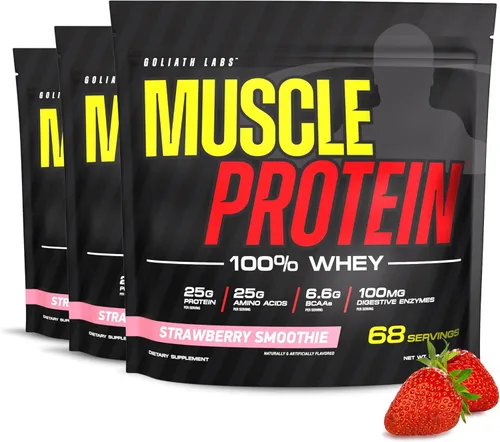 Miniatura 15 de COLOSSAL LABS Muscle Protein - Polvo de suero de leche [5 libras/paquete de 1] – Filtrado en frío, 0.88 oz de proteína pura, 0.18 oz de BCAA