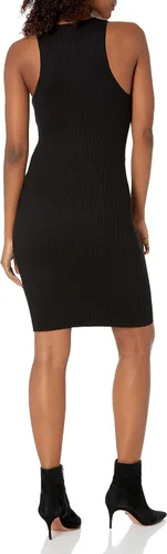 Miniatura 2 de Calvin Klein Vestido Henley acanalado sin mangas con cuello redondo para mujer