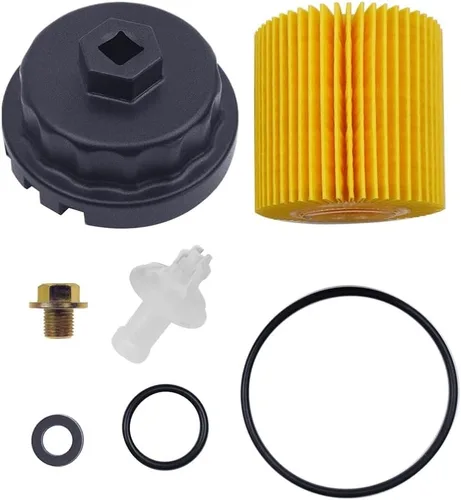Filtro de aceite genuino 04152-yzza1 y llave y tapón de drenaje de aceite para Toyota, Tacoma, Lexus, RAV4, Camry, etc. Juego de herramientas de
