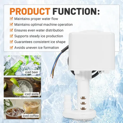 Miniatura 5 de Motor universal de bomba de agua para máquina de hielo de 110 V YZF5816 Reemplazo para motor de suministro de agua JEELY para máquina de hielo