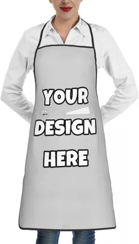 Miniatura 79 de Delantal personalizado con logotipo de imagen, nombre de texto, delantales de cocina personalizados para chef para hombres y mujeres