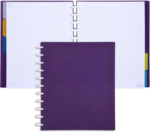 Miniatura 46 de Talia - Cuadernos de notas con tapas, planificador, personalizables, (Azul de Verano, Junior (5.5 pulgadas x 8.5 pulgadas)) Azul verano