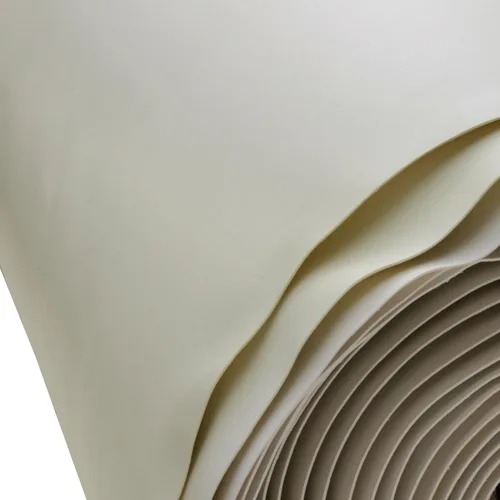 Miniatura 3 de Tela de tapicería de vinilo marino con respaldo de espuma de 1/4 pulgadas, color blanco brillante, 54 pulgadas de ancho por 15 yardas de barco