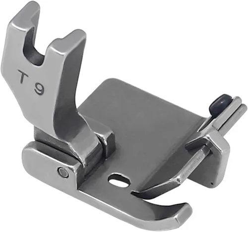 Carpeta sesgo ajustable Guía de borde de pie Pie Hemmer Pie #T9 3 en 1 Universal Multifuncional Presser Pie para Máquina de Coser Industrial