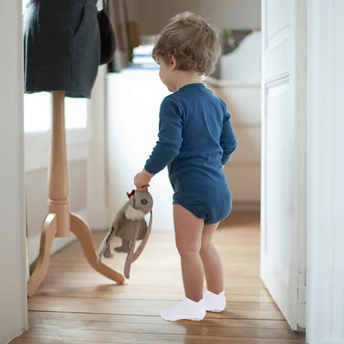 Miniatura 8 de JHM Pantuflas para niños, agarre de hospital, atlético, deportivo, antideslizantes, antideslizantes, para niños y niñas