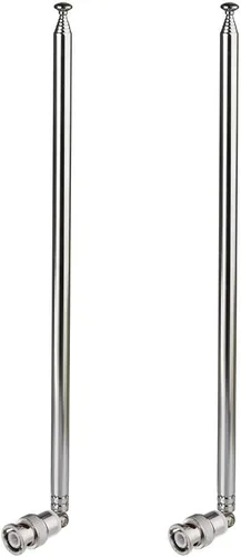 Miniatura 8 de Bingfu Antena de Escáner de Radio de Policía 20-1300MHz 7 Secciones Telescópica BNC Antena Masculina Radio Jamón Radio Mano CB Antena para Uniden