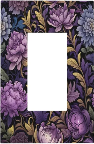 Miniatura 58 de Cubiertas Decorativas para Tomacorrientes Boho Floral Beige Flor y Hoja Botánico 1 Gang Interruptor de Luz Dúplex Placa Cubierta Placas de Boho