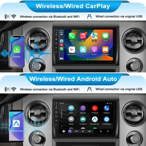 Miniatura 3 de Radio de coche para Ford F150 2009 2010 2011 2012, radio de pantalla táctil de 9 pulgadas de actualización con 2 GB + 32 GB, CarPlay/Android Auto
