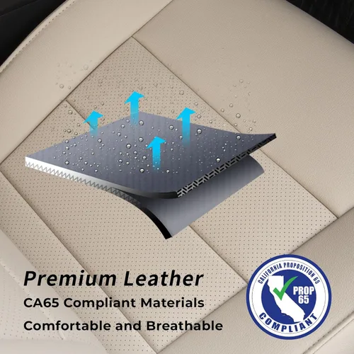 Miniatura 9 de coverdream Corolla Cross - Fundas de asiento de cuero para Toyota Corolla Cross Hybrid 2023-2026 (S,SE, XSE, Nightshade) SUV, protector de asiento