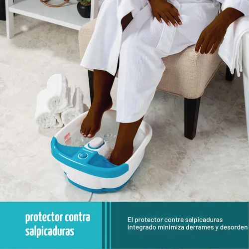 Miniatura 7 de Homedics Bubble Mate - Spa de pies, baño de pies controlado por tacto con burbujas vigorizantes y a prueba de salpicaduras, nodos de masaje elevados