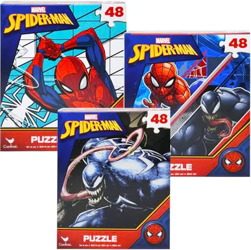 Miniatura 2 de Marvel Paquete de rompecabezas de Spider-Man ~ Rompecabezas de superhéroe de Marvel para niños, con rompecabezas de Spiderman y Venom