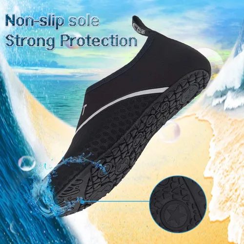 Miniatura 3 de Yalox - Calzado acuático, de secado rápido, sensación de pies descalzos, para mujer y hombre calcetines acuáticos para exteriores, playa, nadar