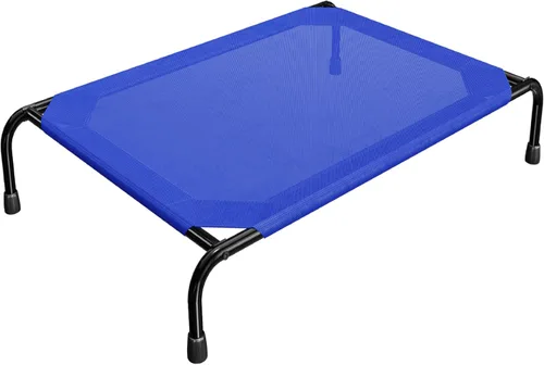 Miniatura 16 de Simple Trending - Cama elevada para perros para perros de tamaño grande, cuna elevada para mascotas al aire libre con cama de hamaca para mascotas