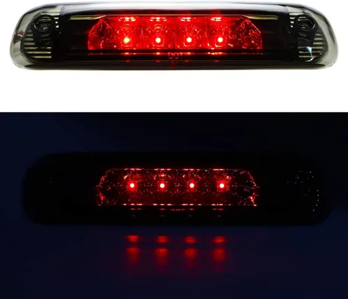 Miniatura 5 de Tresound Luz de freno LED de 3ª tercera para Jeep Cherokee 1997-2001 lámpara de montaje alto central (lente roja)