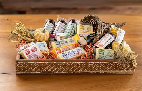 Miniatura 5 de Deli Direct Wisconsin Paquete de regalo variado de quesos y salchichas