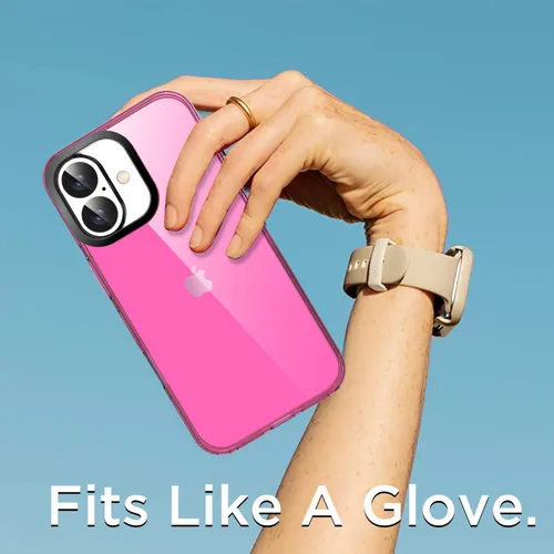 Miniatura 302 de AICase Funda protectora para iPhone 16 compatible con iPhone 16, delgada, ligera, transparente [no amarillenta] Diseño vibrante