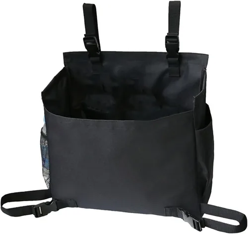 Miniatura 2 de GANAZONO Bolsa colgante multiusos para cortacésped, bolsa ajustable de tela Oxford para cortacésped, al azar