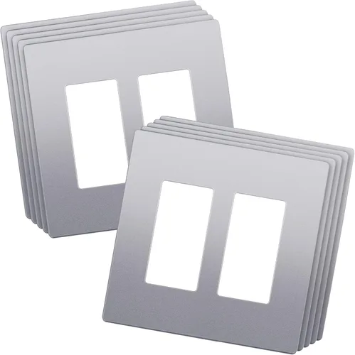 Miniatura 40 de LIDER Placa de pared decorativa sin tornillos para interruptor, resistente a los impactos, plexiglás de acrílico espejado, renovación moderna
