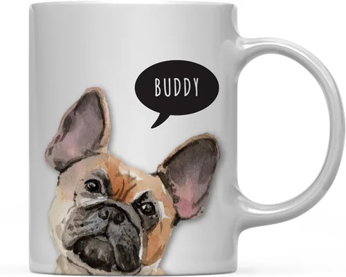 Miniatura 58 de Andaz Press Taza de café personalizada de 11 onzas para perro, Shih Tzu Shorter Haired Up Close, paquete de 1 Shih Tzu pelo más corto personalizado