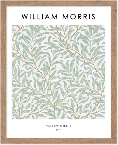Miniatura 37 de Poster Master Póster vintage de William Morris, estampado de patrón retro de Santiago, arte de flores, arte de patrón textil, regalo para hombres