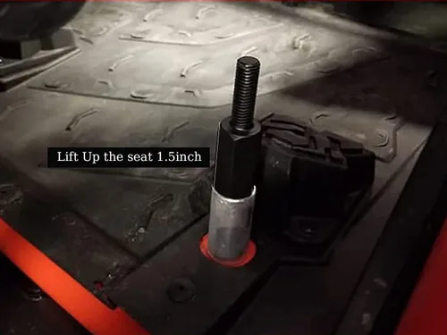 Miniatura 2 de 4 elevadores de asiento Maverick X3, kit de elevación de asiento compatible con Can Am Maverick X3 / X3 MAX / X3 R, 1.5"/2" ajustable con 4