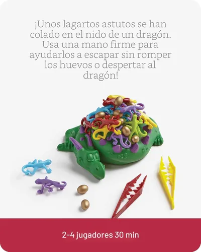Miniatura 3 de SimplyFun Dreaming Dragon - Un juego para niños basado en manos firmes, concentración y un poco de suerte, de 2 a 4 jugadores, juego para niños a