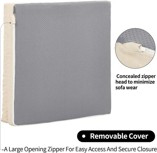 Miniatura 5 de Cojines para Sillón Reclinable para Ancianos, Cojín de Silla Grueso de 20x20x4 Pulgadas para Usuarios de Menor Estatura, Diseño Patentado, Cojines