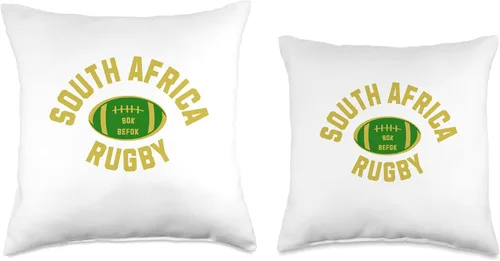 Miniatura 3 de South African Rugby South Africa Rugby África Sudafricana Rugby Bok befok - Almohada (18 x 18 pulgadas), multicolor