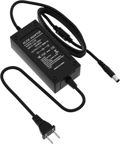 DUOFU365 Adaptador Convertidor de Fuente de Alimentación 12V 5A 5A Transformador 100V-240V CA a 12V CC para Tira de Luz LED, Monitor LCD, DVR, NVR,